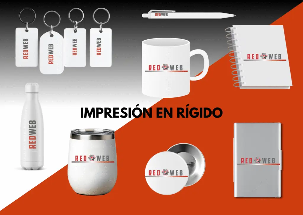 Personalización de todo tipo de rígido para empresas. Ponemos tu logo.